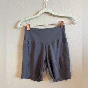 Rhône Revive Biker Shorts Blue Gray XS